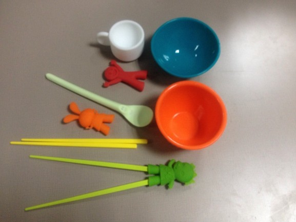 硅膠兒童餐具套裝